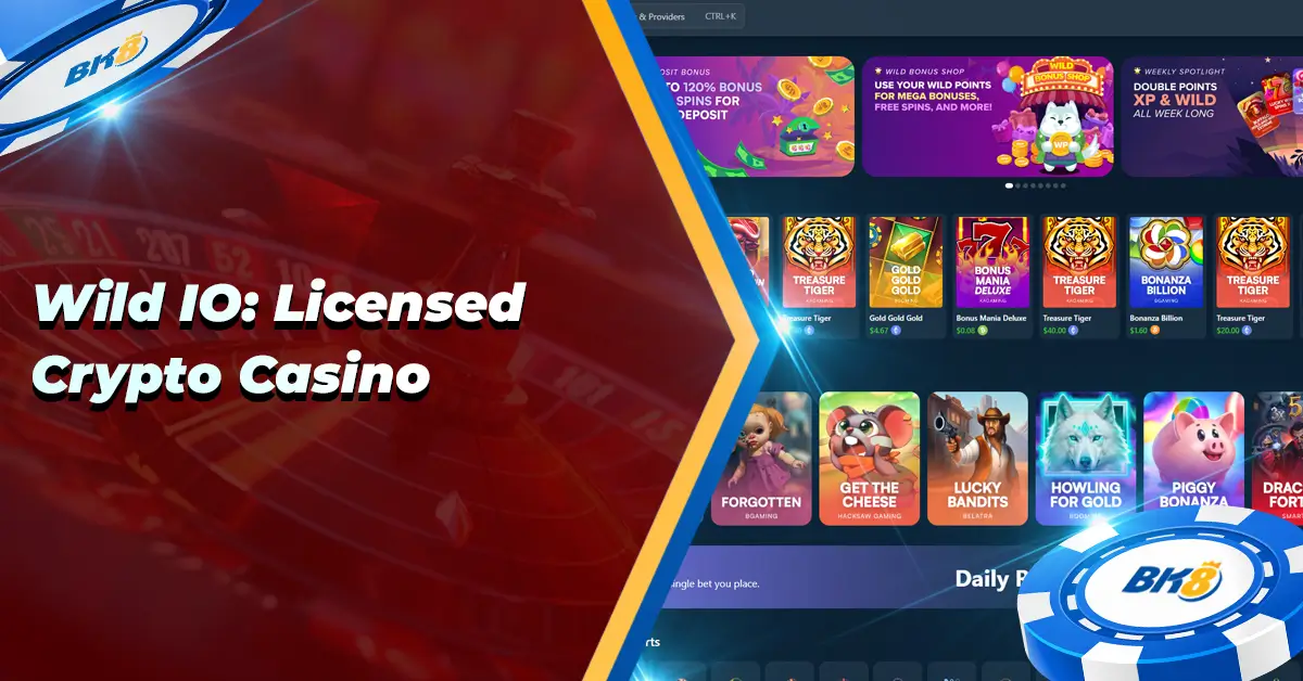 WILD IO Licensed Crypto Casino